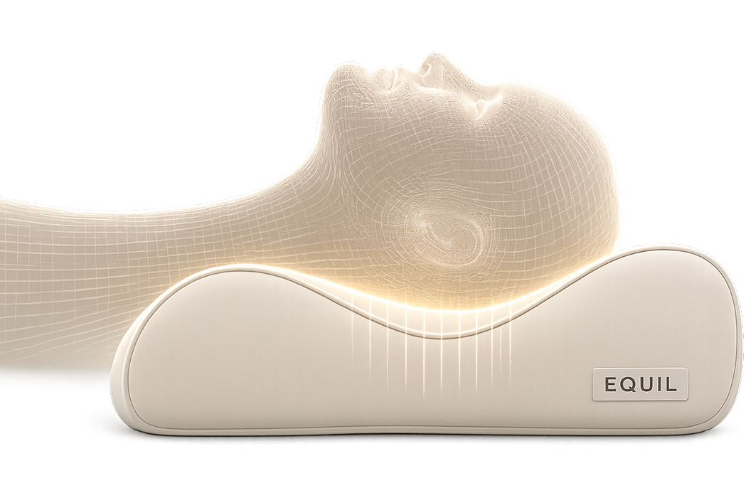 EQUIL 경추형 베개 구조