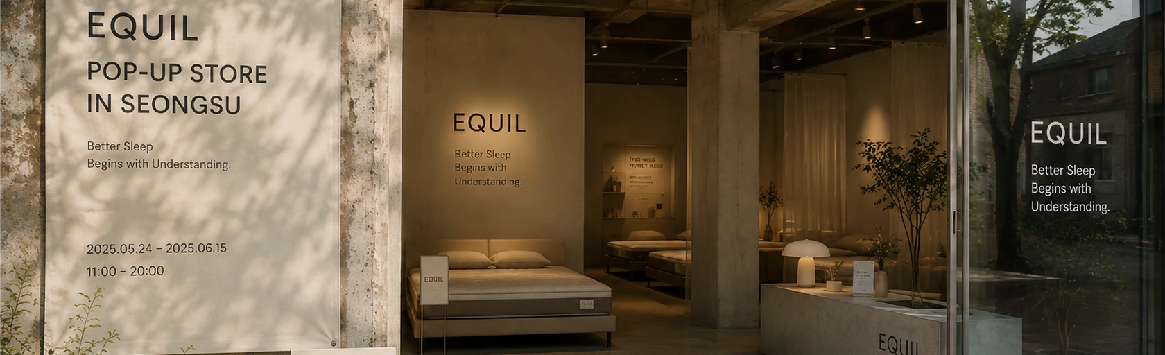 EQUIL 스토어 내부