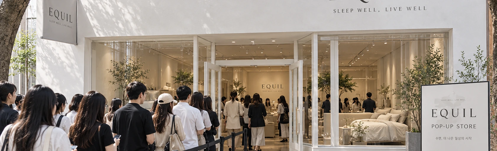 EQUIL 스토어 매장 전경